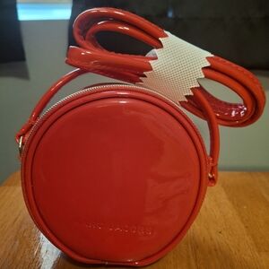 Marc Jacobs Red Patent Leather Mini Crossbody Bag
